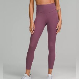 LuluLemon Base Pace Vintage Plum Size 8 Leggings